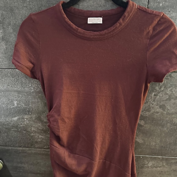 Brunello Cucinelli Rouched wool Bodycon dress with Monili Trim size XS - Picture 7 of 16